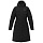 Пальто пуховое женское Bask: Flame — Черный графит