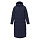 Пальто пуховое женское Bask: Eureka — Синий тмн