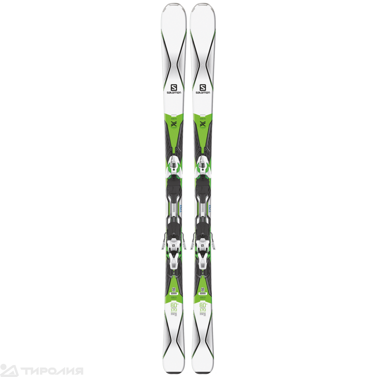 Лыжи с крепл. Salomon: Ski Set E X-Drive 8.0 R + XT10 (16-17)