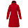 Пальто пуховое женское Bask: Flame — Красный