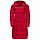 Пальто пуховое женское Jack Wolfskin: Crystal Palace Coat — Ruby red