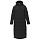 Пальто пуховое женское Bask: Eureka — Черный графит
