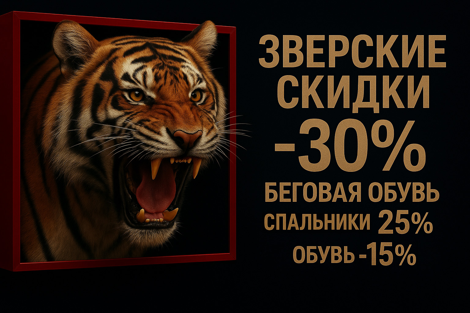 Зверские скидки до 30% Зверские скидки до 30%