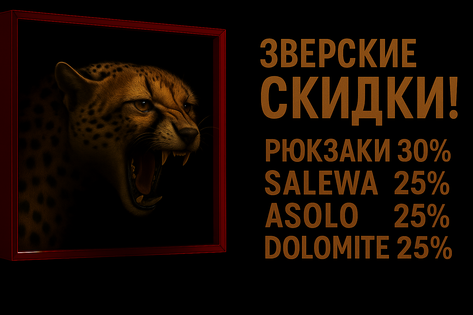 Зверские скидки до 30% Зверские скидки до 30%