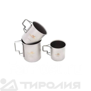 Набор кружка AMG Titanium: Single Cup Set титан 450/340/220мл