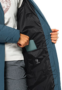 Пальто пуховое женское Jack Wolfskin: Marienplatz Coat W RDS