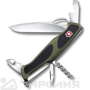 Мультинструмент Victorinox: RangerGrip 61 Зеленый/Черный