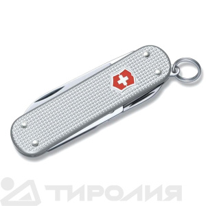 Мультинструмент Victorinox: Classic Alox серебристая алюминиевая рукоять