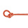 Веревка динамическая Mammut: 8.7 Crag Sender Dry Rope 60m — Vibrant Orange/Zen
