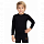 Футболка термобелье детская Norveg: Active Kids с круглым воротом — Черный