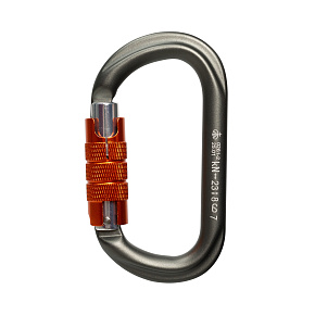 Карабин Вертикаль: GRAY овал автомат, дюраль