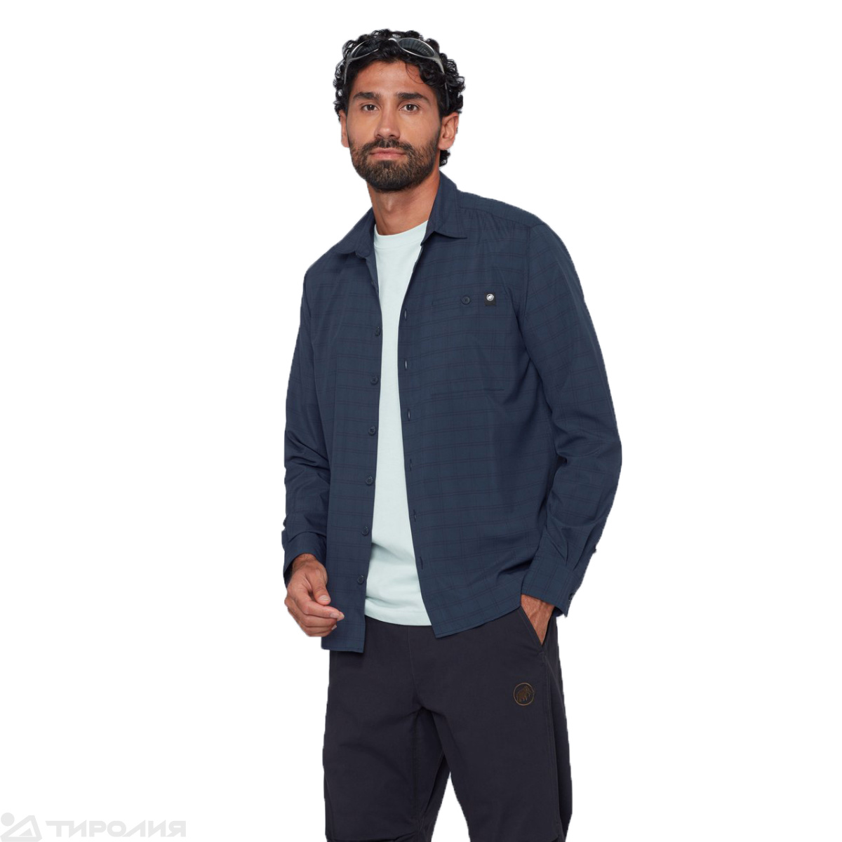 Рубашка Mammut: Lenni Longsleeve Shirt Men