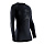 Футболка женская X-BIONIC: Invent® 4.0 Shirt Round Neck LG SL Wmn — Black/Charcoal