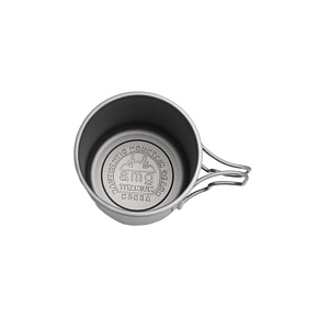 Кружка складные ручки AMG Titanium: Single Cup 220мл титан