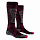 Носки X-Socks: Ski Energizer LT Retina 4.0 WMN — Black/Fluo Pink/Stone Grey Melange