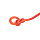 Веревка динамическая Mammut: 9.8 Crag Dry Rope 50м  — Vibrant Orange/Lavandin