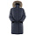 Пальто пуховое женское Sivera: Камея М 21 — Черное море