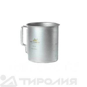 Кружка складные ручки AMG Titanium: Single Cup 450мл титан