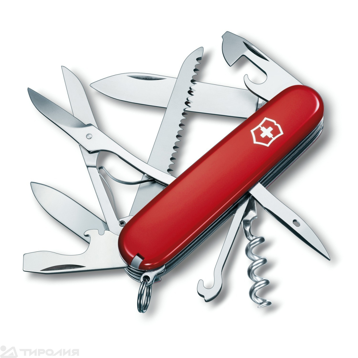 Мультинструмент Victorinox: Huntsman Красный