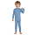 Футболка термобелье детская Norveg: Soft Kids с длинным рукавом — Голубой/Пепельный