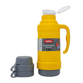 Термос Thermos: 40-100 Yellow 1.0L со стекл. колбой