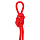 Веревка динамическая Salewa: 9,6 mm, бухта 60м — Red
