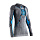 Футболка женская X-BIONIC: Apani® 4.0 Merino Shirt Round Neck LG SL Wmn — Black/Grey/Turquoise