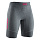 Шорты женские X-BIONIC: Invent® 4.0 Run Speed Shorts Wmn — Dolomite Grey Melange/Neon Flamingo