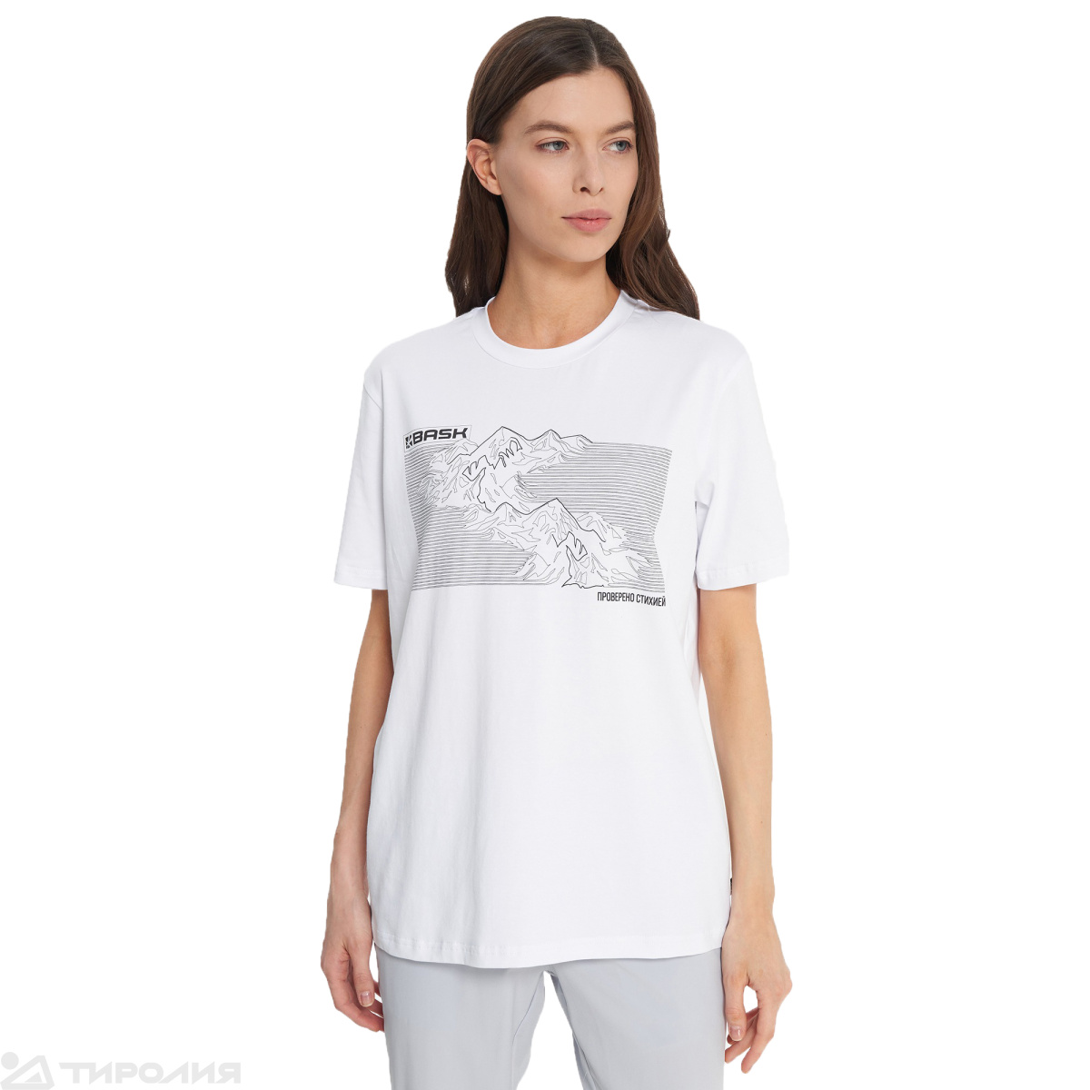 Футболка женская Bask: Topography LT V2