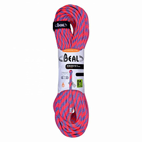 Веревка динамическая Beal: Joker 9.1mm Safe Control Dry Cover