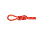 Веревка динамическая Mammut: 9.5 Gym Classic Rope 50м  — Raspberry/White