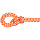 Веревка динамическая Mammut: 9.5 Crag Classic Rope 50m  — Vibrant Orange/White