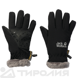Перчатки детские Jack Wolfskin: Softshell Highloft Glove Kids