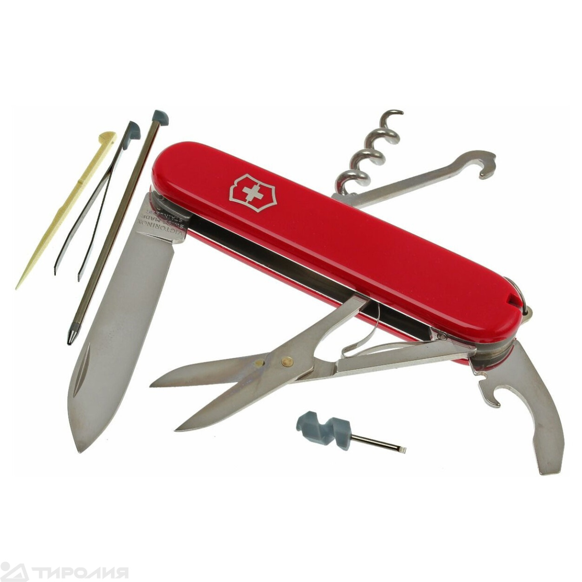 Мультинструмент Victorinox: Compact Красный