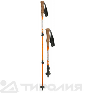 Палки треккинговые Komperdell: Ridgehiker Cork Powerlock Compact
