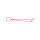 Шнурок для очков Julbo: Stopper Silicone Cord — Pink