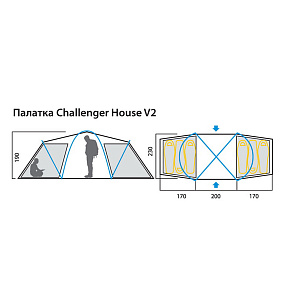 Палатка Red Fox: Challenger House V2