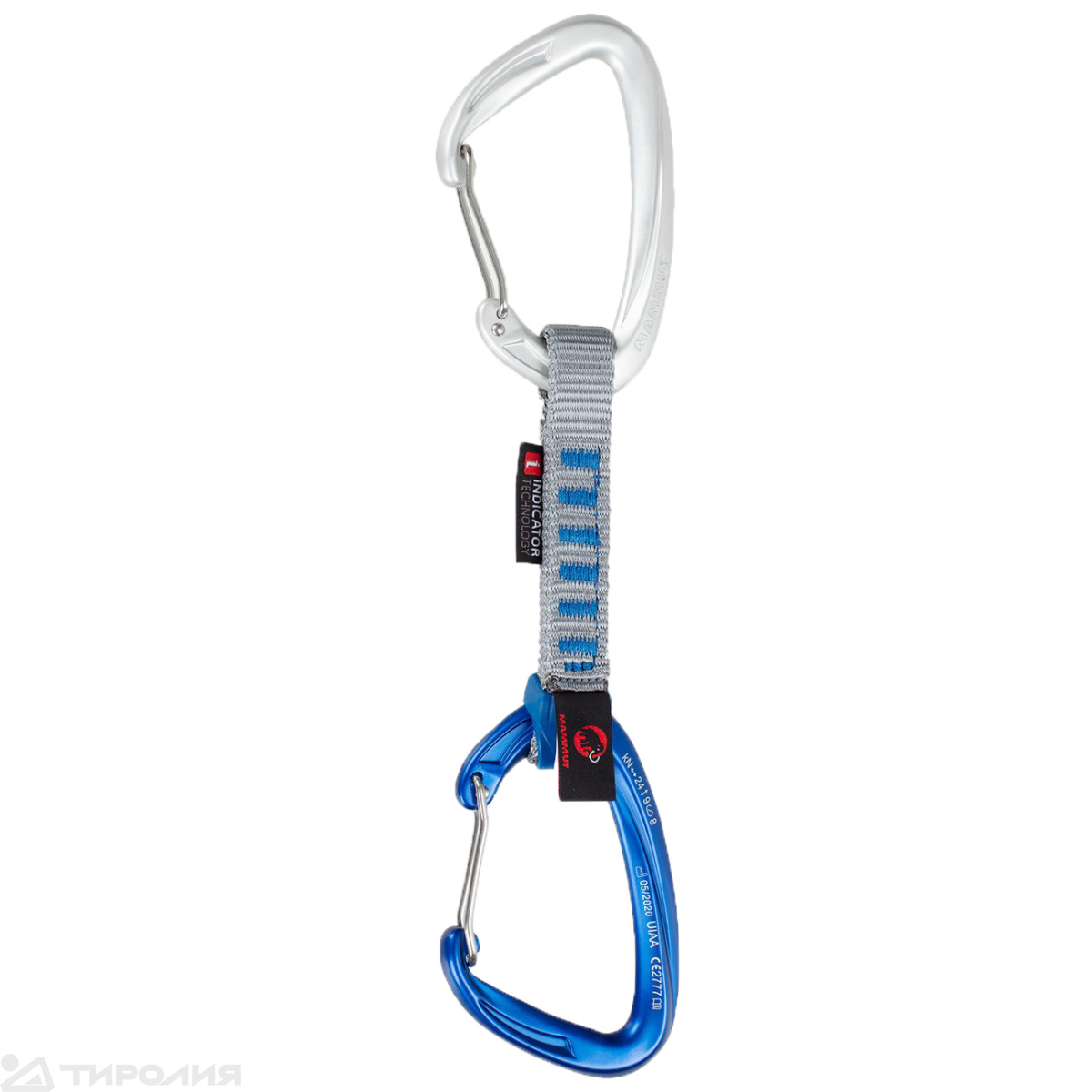 Оттяжка с карабинами Mammut: Crag Wire 10 cm Quickdraw
