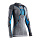 Футболка женская X-BIONIC: Apani® 4.0 Merino Shirt Round Neck LG SL Wmn — Black/Grey/Turquoise