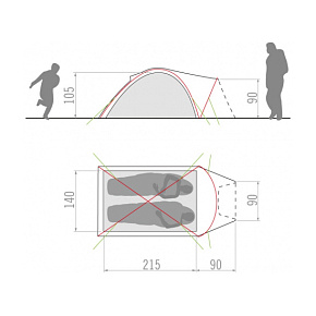 Палатка Vaude: Campo Compact XT 2P