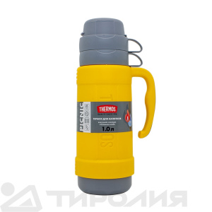 Термос Thermos: 40-100 Yellow 1.0L со стекл. колбой