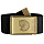 Ремень: Fjallraven Canvas Brass Belt 4 cm — Black