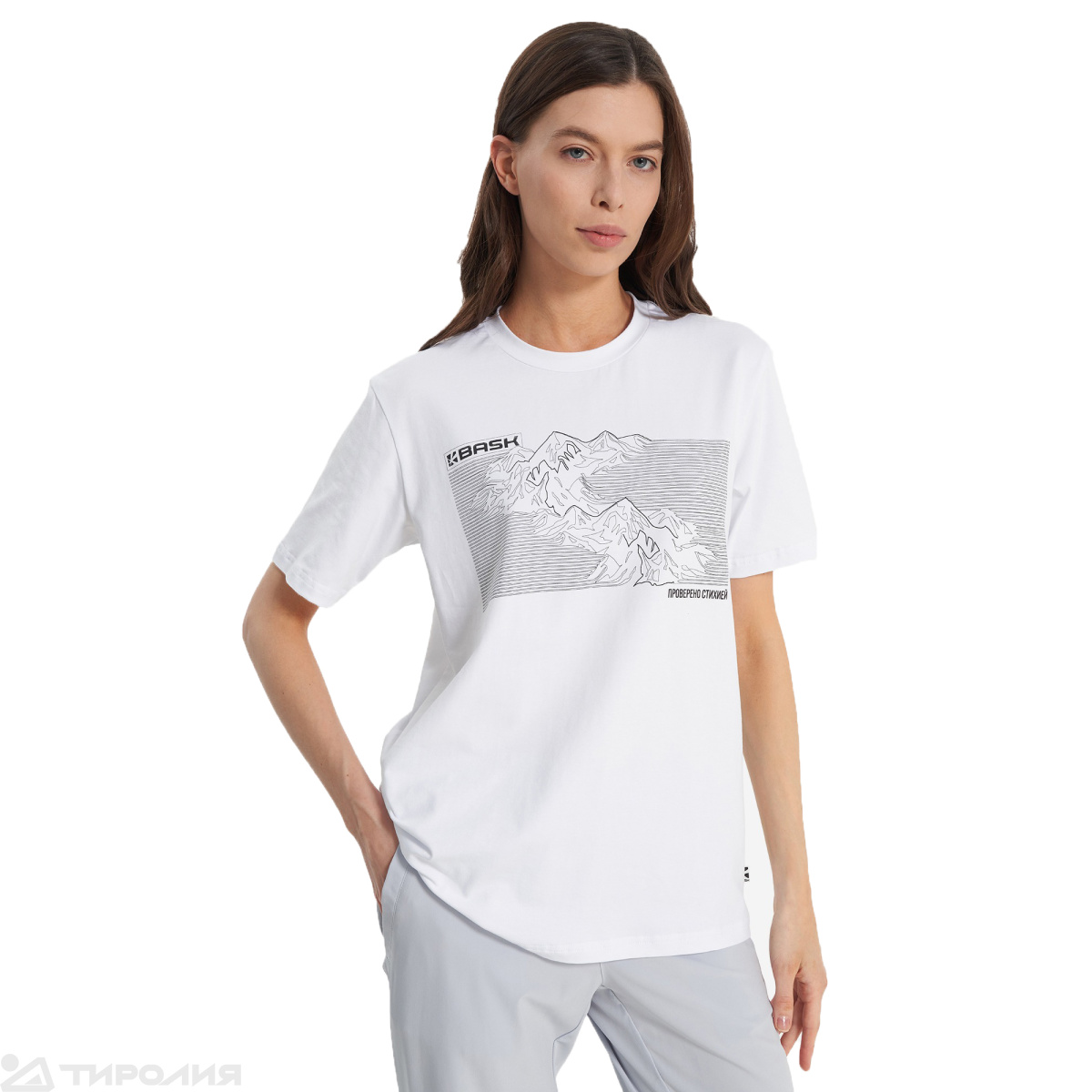 Футболка женская Bask: Topography LT V2
