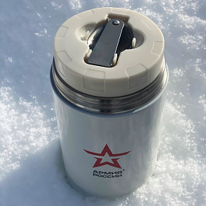 Термос Thermos: АРМИЯ РОССИИ Арктический с ложкой, 0.5L