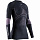 Футболка женская X-BIONIC: Energy Accumulator 4.0 Shirt Round Neck LG SL Wmn — Charcoal/Magnolia