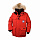 Куртка пуховая: Canada Goose Expedition Parka — Red