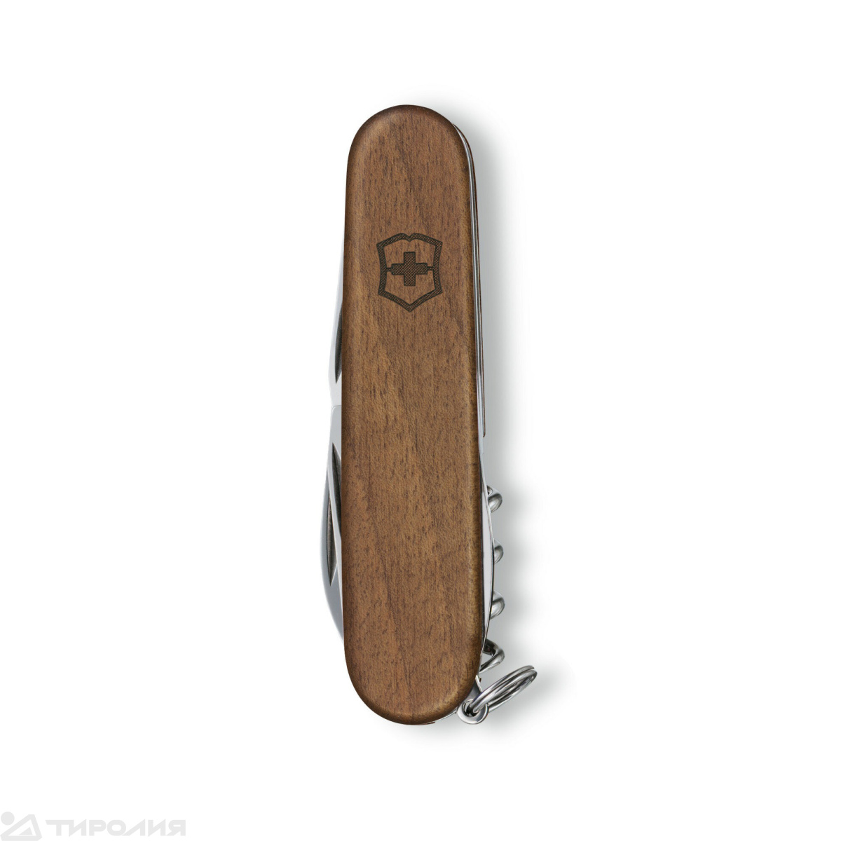 Мультинструмент Victorinox: Spartan Wood Ореховая рукоять