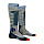 Носки X-Socks: Ski Rider 4.0 WMN — Dark Grey Melange/Blue G161