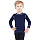 Футболка термобелье детская Norveg: Soft Kids с длинным рукавом — Синий