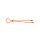 Шнурок для очков Julbo: Stopper Silicone Cord — Orange